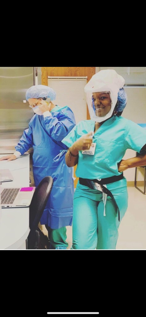 XeniX clinical team in protective gear